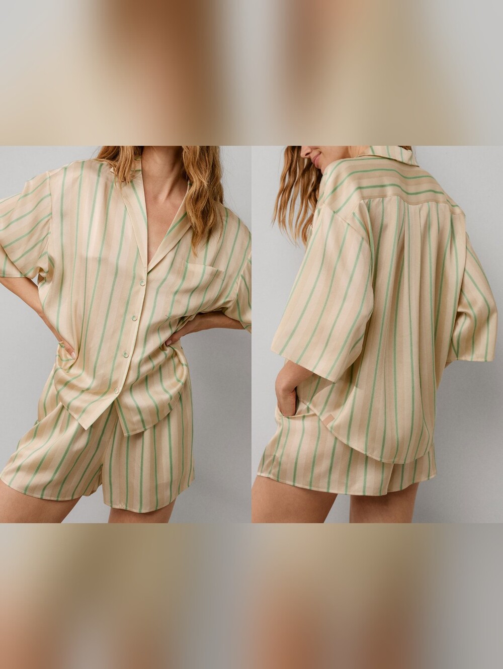 Lunya Washable Silk Relaxed Button Up Short Set - Picture 2 of 10
